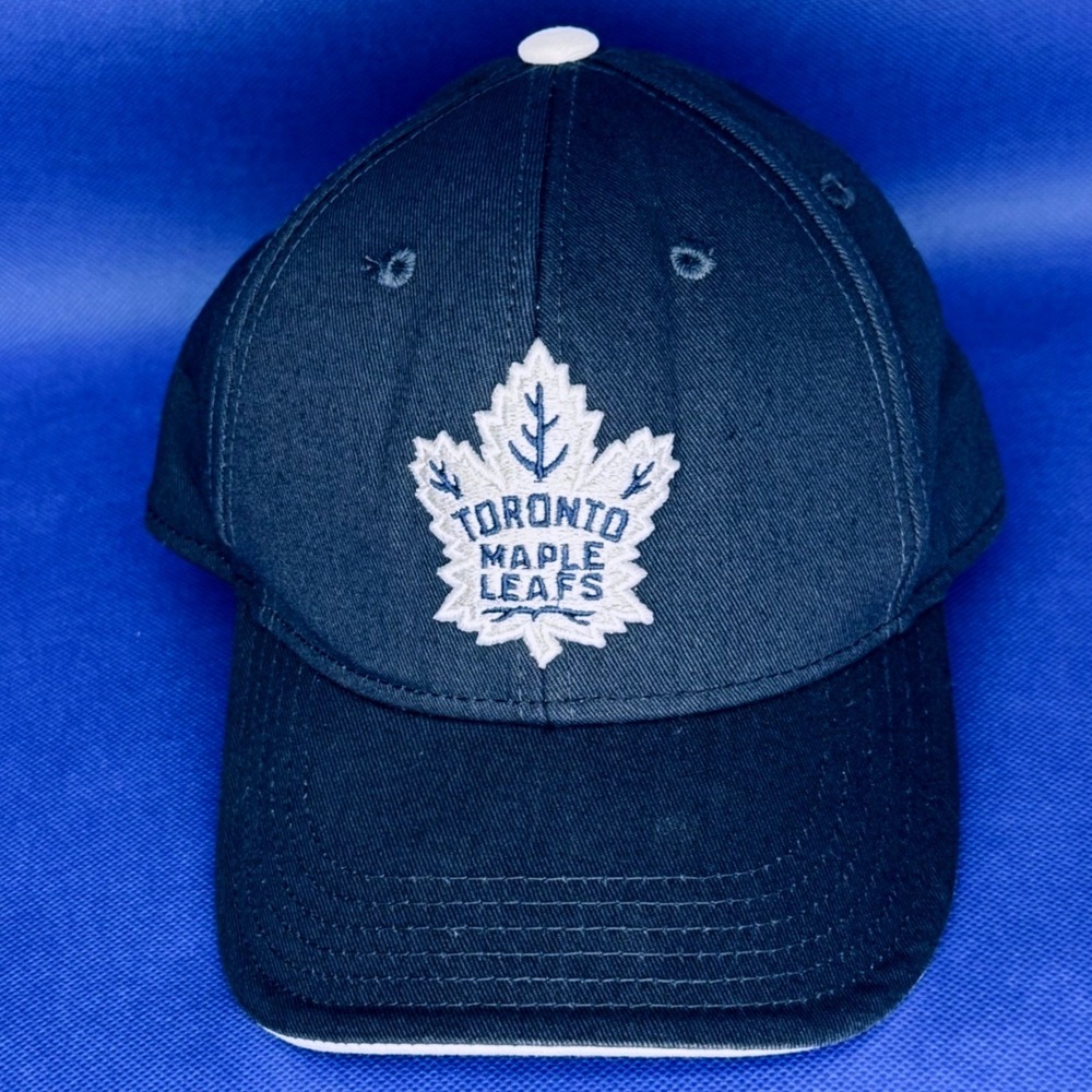 Toronto Maple Leafs NHL Youth Hat Navy Blue Adjustable Baseball Cap Hockey Logo